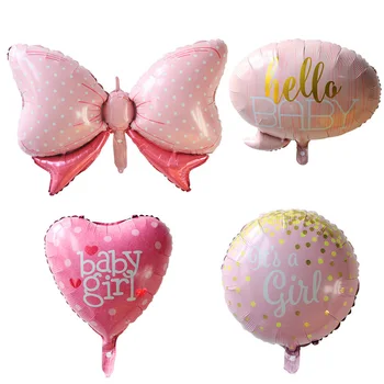 1pcs baby shower tai berniukas/ mergaitė balionai 1-asis gimtadienis ballon karūna Lankas globos gimtadienio dekoracijos vaikams balionu