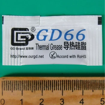 50pcs GD66 Šilumos Laidumo Pasta, Tepalas Silikoninis Tinkas LED Lustas Heatsink Junginys 50 Vienetų Gramų Aukštos kokybės Pilka