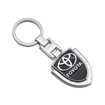 Automobilių Keychain Automobilio Logotipas Metalo, Raktų Žiedas Auto Pakabukas automobilių stilius Toyota Avensis Prius 