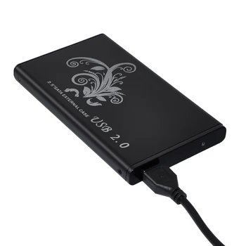 DeepFox USB 2.0 HDD Caddy Talpyklos 2,5 colio SATA SSD Mobile Disko Dėžutė Atvejais 2.5 