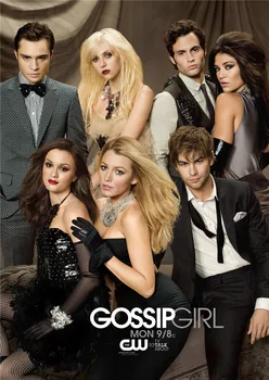 Gossip Girl Plakatas Balta Padengtas Popierius Namų Puošybai Didelės Raiškos Namų Meno Spausdinti