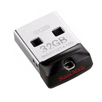 Originalios Sandisk USB Flash Drive 64GB 32GB 16GB Mini Fash Memory Stick Pen Drive USB 2.0 Flash Atminties kortelė