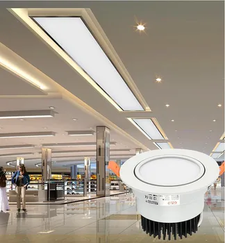 Pritemdomi LED Šviestuvai 5W 9W 7W 12W 15W18W COB LED Lubų šviestuvas Apšvietimas AC110-220V lubų nišoje Apšvietimas Patalpų Apšvietimas