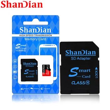 ShanDian Smart SD Atminties Kortelės Realias galimybes 4GB 8GB 16GB 32GB TF Atminties kortelę 