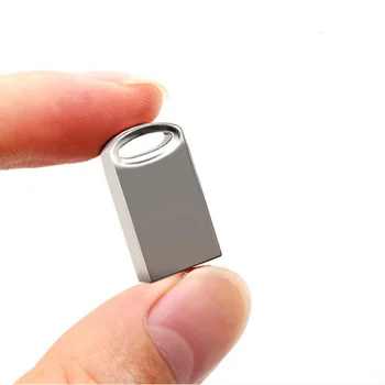 Super Mini Metalinis Tušinukas Ratai Tipas-C Usb Flash Drive 64GB Vandeniui 2.0 Pendrive 4G 8GB 16GB 32GB 128GB 256 GB Memory Stick U Disko