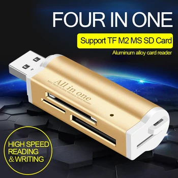 UTHAI C02 All in 1 Atminties SD TF Card Reader Atminties Stick Pro Duo Micro SD,TF,M2,MMC,SDHC, MS Smart Multi Cardreader