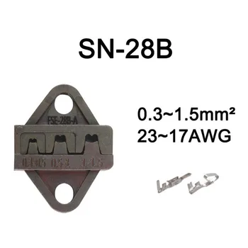 Užspaudimo replės žandikaulio (žandikaulio plotis 6mm/replės 190mm) už SKIRTUKO 2.8 4.8 6.3/C3 XH2.54 3.96 2510 plug pavasario SN-48B SN-28B SN-2