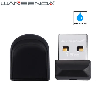 Visu pajėgumu Wansenda 64GB USB Flash Drive Super maža Vandeniui Pen Drive 8GB 16GB 32GB Usb Flash Pendrive USB Stick