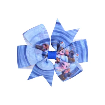 1/2/3/5vnt Užšaldyti Vaikai Lankai Rankų darbo plaukų segtukai Disney Princess Plaukų Aksesuarai Mergaitėms Šalies Šokių Cosplay Mėlyna Šukuosena
