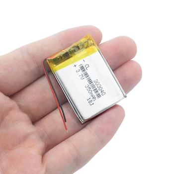 1/2/4Pcs 303040 ličio polimerų baterija, Įkraunama Li-ion Baterija 3.7 V 350 mAh Su PCM GPS MP3 MP4 MP5 PDA LED Šviesos