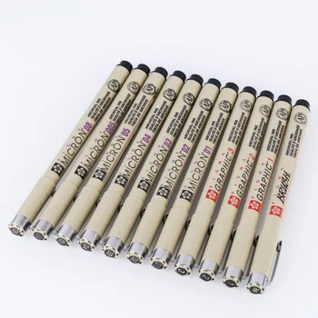 1/3/5vnt Juoda Pigma Micron Pen Vandeniui Ranka Dizaino Eskizas Adata Pen Fineline Pen Prekes