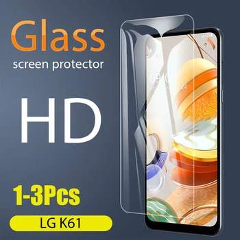1-3 Vnt. Visą Grūdintas Stiklas LG K61 Screen Protector 2.5 D 9h grūdintas stiklas LG K61 Apsauginės Plėvelės