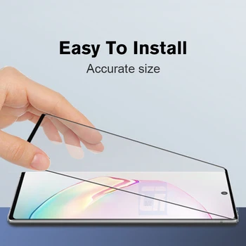 1-3Pcs Grūdintas Stiklas Samsung Galaxy Note 8 9 10 Plius 20 Ultra 200D Visą Lenktas Screen Protector For Samsung S10 S8 S9 Plus