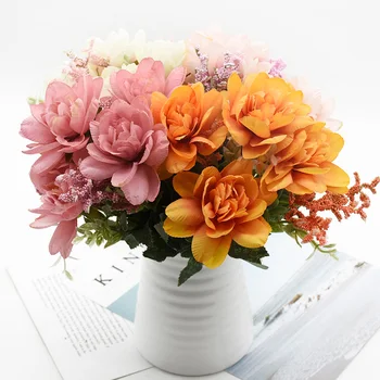 1 krūva 5 šakių Dirbtinės gėlės Namų Puošybai Vestuvių 