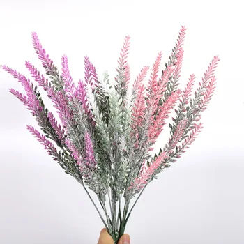 1 krūva plastikinių levandų vestuvės dekoratyvinis netikrą gėlių scrapbooking, namų dekoravimo reikmenys pigūs dirbtinės gėlės