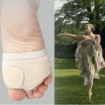 1 Pora Mergaičių, Moterų Pilvo Baleto Pusė Batai Padalinta Minkštas Vienintelis Paw Šokių Kojų Apsaugos, Kojų Pagalvėlę gerai SK88
