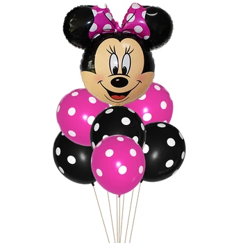 1 set Mickey Mouse Šalies Mickey Minnie Folija Balionas Suaugusiųjų Vaikų Gimtadienio Baby Shower Dekoravimas Balionais