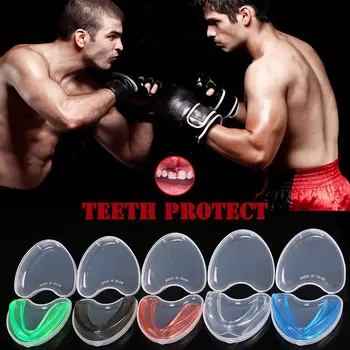1 Set Mouthguard Burnos Apsaugą Dantų Apsaugoti Bokso, Futbolo, Krepšinio, Karate, Muay Thai Saugos