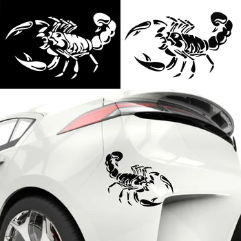 1 Vnt Mados 3D Didelis Skorpionas Atspindintis Asmeninį Automobilį Optikos Buferio Lipdukai, Vinilo Lipdukas Lipdukas Nulio Kūno Dangtis