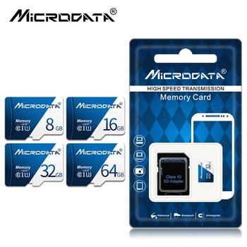 10 klasė Micro SD Kortelės 128GB 64GB 32GB 16 GB Atminties Korteles U1 