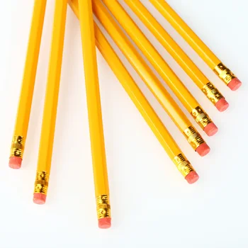 10 Pieštukai/box kokybės medienos Asmenybės pieštukas Su trintukas saugos, aplinkos apsaugos, HB Pieštukas Studentai Mokyklos pieštukas