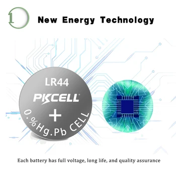 10 X 13TN LR44 1,5 V L1154 RW82 RW42 SR1154 SP76 A76 357A Elektroninis termometras baterijos mygtuką moneta Ląstelių Šarminio