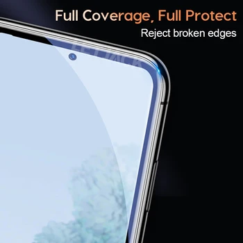 100D Pilnas draudimas Lenkti Krašto Screen Protector ant Samsung Galaxy S20 Plius Grūdintas Stiklas Samsung S20 Ultra LTE Stiklo