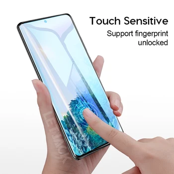 100D Pilnas draudimas Lenkti Krašto Screen Protector ant Samsung Galaxy S20 Plius Grūdintas Stiklas Samsung S20 Ultra LTE Stiklo