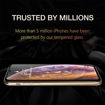 100D Visišką Grūdintas Stiklas iPhone 6 6s 7 8 Plius Screen Protector, iPhone X XS MAX XR 11 12 Pro Max Mini Sunku Stiklo