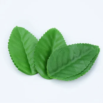 100vnt Netikrą žali lapai, dirbtiniai augalai 