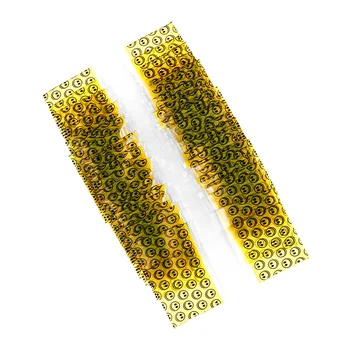 100vnt/ Plastiko Sandarinimo Maišelį Nešiojamų Šypsena Geltona Modelis Piktžolių Saugojimo Krepšys Tabako Vamzdžiai ir Priedai Zip Lock Bags Dropship