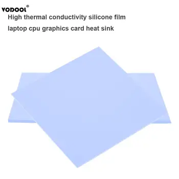 100x100mm Aušinimo Silikono Šilumos Trinkelėmis Lapas Nešiojamas Kompiuteris CPU, vaizdo plokštės Lustas Šilumos Kriaukle Radiatoriai 0,5 mm Storio Heatsink