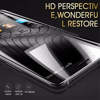 10D Lenktas Hidrogelio Minkšta Plėvelė Sony Xperia Xa 1 2 Plus Ultra Pilnas draudimas XZ 2 3 Premium XZ1 XZ S Kompaktiškas HD Screen Protector