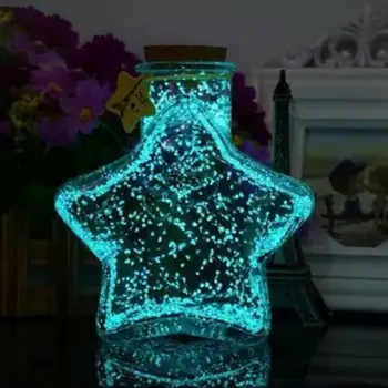 10g Švyti Žvirgždo Akmenys Švyti Tamsoje Šviesos Noctilucent Smėlio Žuvų Bakas Akvariumas Fluorescentinės Dalelės 