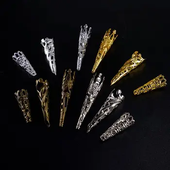 10Pc Antikvariniai Aukso Sidabro Bronzos Gėlių Raižyti Dervos Kristalų Švytuoklės Granulių Bžūp Papuošalai Priėmimo Papuošalai Išvados