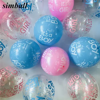 10pc/daug 12inch baby shower balionai jo berniukas tai mergina, spausdintos balionai baby shower Gimtadienio dekoracijas ballon tiekimo