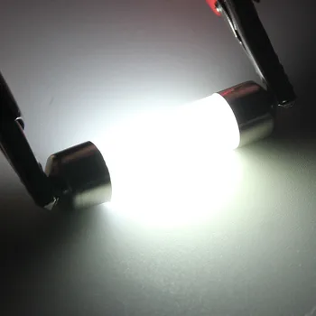 10vnt 12V Girlianda LED Šviesos 31mm 36mm 39mm 41mm Auto Automobilis Skaitymo Šviesos Kupolas Priemonė Lempos Licenciją Plokštelės Lemputės