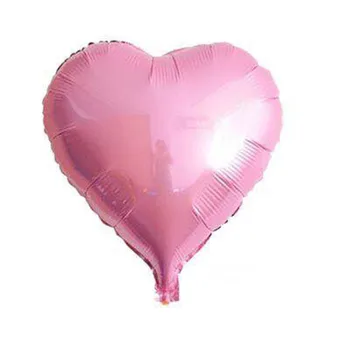 10vnt 18inch Romantiškas Širdyje, Pearl Pink Folija Balionai, Helis, Gimtadienis, Vestuvės Valentino Dienos Globos Šalis Apdaila Oro Kamuoliai