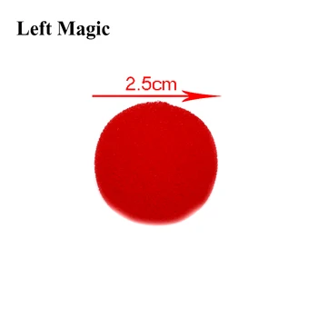 10VNT 2,5 cm Piršto Sponge Kamuolys magija gudrybės Klasikinio magas, Iliuzijos Komedija close-up etape kortelės magic Priedai E3132