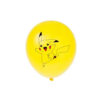10vnt Animacinių filmų Pokemon Pikachu Helio latekso Balionas Children 's Birthday Party Apdailos Balionas Vaikas Žaislų kūdikių globos rodyti