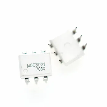 10VNT/DAUG MOC3021 3021 DIP6 CINKAVIMAS Optocoupler Izoliatorius Naujas cinkavimas-6 SIP-6