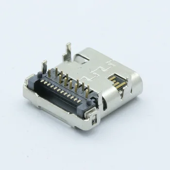 10vnt/daug USB 3.1 Tipas-C 24 Pin Moterų Lizdui SMD CINKAVIMAS PCB Jungtis PCB dizainas 