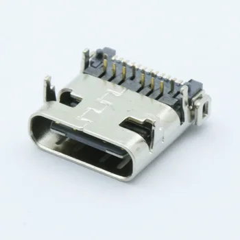 10vnt/daug USB 3.1 Tipas-C 24 Pin Moterų Lizdui SMD CINKAVIMAS PCB Jungtis PCB dizainas 