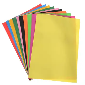 10vnt/daug Žemiausia Kaina 10 spalvų A4 Storio Spalvotų Sponge Putų Popieriaus Kartus scrapbooking Popieriniai laivai 