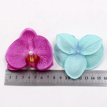 10vnt Dirbtinių Gėlių aukštos kokybės Šilko Drugelių Orchidėja Galvos Dėl Vestuvių Automobilio, Namo Apdaila 