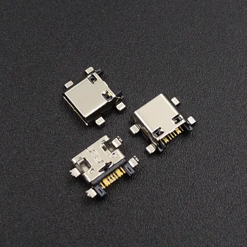 10vnt Micro USB Jungtis Moteris 7 pin Įkrovimo Lizdas Samsung 