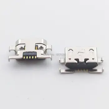 10vnt Micro USB Mini 5pin Lizdas Atvirkštinio dangos butas be garbanoti pusė Moterų Jungtis, Skirta Motorola G2 G+1 XT1063 XT1068