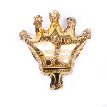 10vnt Mini Rose Gold Crown Folija Balionai Princess Crown Laimingas Gimtadienio Dekoracijos Vaikams 1st Baby Shower Staigmena Globos