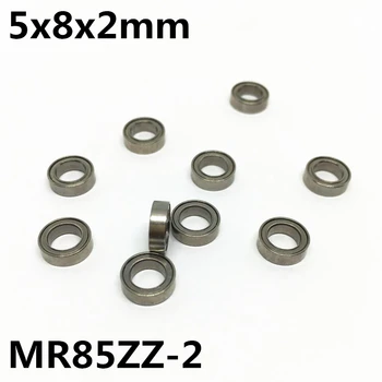 10vnt MR85ZZ-2 5x8x2 mm Gylio griovelis rutulinis guolis Miniatiūriniai guolių Aukštos qualit MR85-2 Atviri