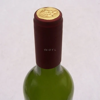 10vnt Vyno Butelis nuo Šilumos Susitraukiančių Kapsulės Homebrew Viršutinio Dangtelio Prarasti Linija Šveitimas Lengva